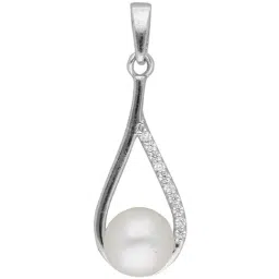 Sri Jagdamba Pearls Prachi 92.5 Sterling Silver Pendant without Chain-image-36