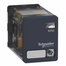 Schneider Electric 12 V DC Coil 15 A @ 250 V AC 15 A @ 28 V DC Switching Current 4PDT Power Relay, RPM23BD-7