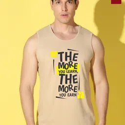 WOOSTRO Pack Of 2 Printed Gym Vests VWS26(MORE RUST)(RUN MAROON)-image-35