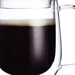 We3 Transparent Solid Glass Matte Mugs Set of Cups and Mugs-16