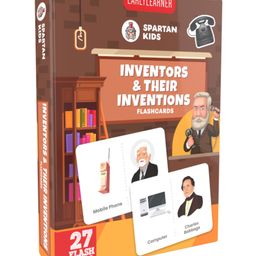 Spartan Kids Scientists and Their Invention 27 Flash Cards - Multicolour-18