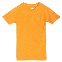 PUMA Half Sleeves VK Jacquard Tee - Yellow-image-40