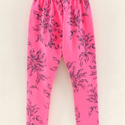 Fido Full Length All Over Print Leggings - Pink-image-47
