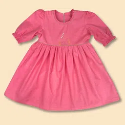 EARTHY TWEENS Puff Sleeve A-Line Dress-picture-14