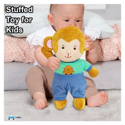 FunBlast Cute Huggable Plush Monkey Soft Toy for Kids - Multicolor - Height 30 cm image 2