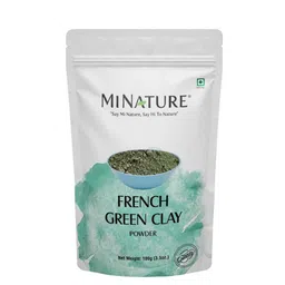 MINATURE French Green Clay Powder With Vitamin C For Acne Or Blemishes - 100 g-12