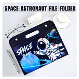 Bunie Space Theme File Folder with Button Lock & Handle Design - Pack of 1 image 5