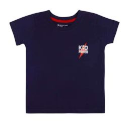 Bodycare Kids Navy Cotton Printed T-Shirt-picture-27