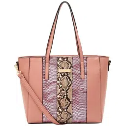Giordano Blossoms 2020 Pink Textured Medium Shoulder Handbag-55