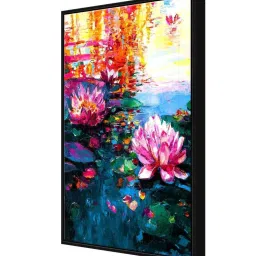 999Store Multicolor Canvas Wall Painting Panel With Fibre Frame image 3