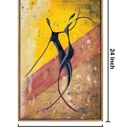 999Store Multicolor Canvas Wall Painting Panel With Fibre Frame image 4