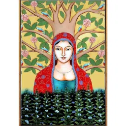 999Store Multicolor Canvas Wall Painting Panel With Fibre Frame image 2
