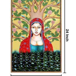 999Store Multicolor Canvas Wall Painting Panel With Fibre Frame image 4