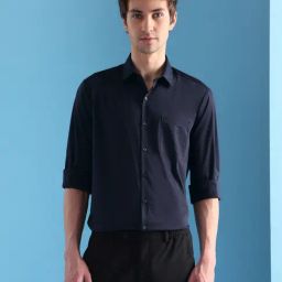 Arrow Blue Slim Fit Shirt-picture-36