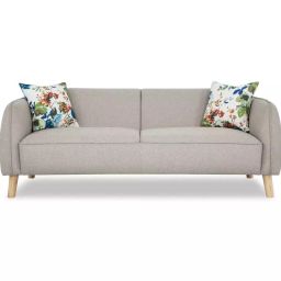 Urban Living Beige Buffalo 3 Seater Sofa-48