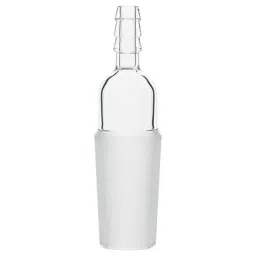 ABGIL ABG516 Borosilicate Glass Straight Vacuum Adapter - Cone (B-55)-18