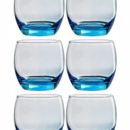 Luminarc Blue Glass Tumbler Everyday Glasses - Set of 6 (320 ml)-image-33