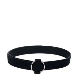 Crusset Black Suede Waist Belt for Women-31