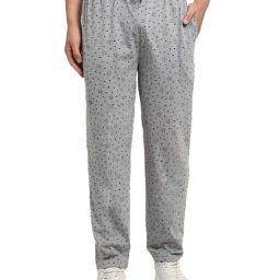 Vimal Jonney Grey Regular Fit Printed Trackpants-image-50
