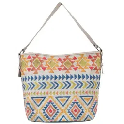 Mona B Multicolor Printed Large Tote Handbag-7