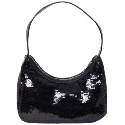 Aldo Black Embellished Medium Hobo Shoulder Bag-image-35
