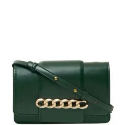 Miraggio Green Solid Medium Sling Handbag-image-72