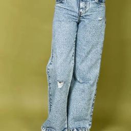 LilPicks Kids Light Blue Solid Jeans-image-44