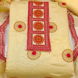 SHADOW & SAINING Embroidered Unstitched Dress Material-image-22