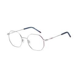 HUGO Silver Geometric Eye Frames for Women-image-38