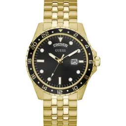 GUESS COMET Men Round Gold Tone Dial Analog Watch - GW0220G4 image 2