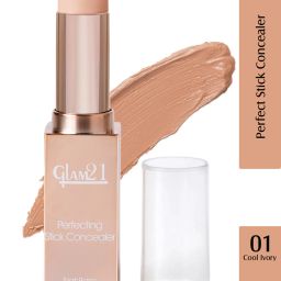 Glam21 Perfecting Stick Concealer 01 Cool Ivory - 8 gm image 1