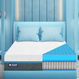 The Sleep Company SmartGrid Double Size Bed AIHA Certified Orthopedic Hybrid Mattress - 8 inches-image-74