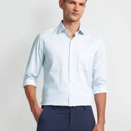 Arrow White Cotton Slim Fit Printed Shirt-image-94