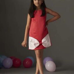 KidsDew Kids Red Regular Fit Dress-image-20