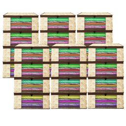 Kuber Industries Coffee Brown Set of 6 Regular Drawer Organiser Organisers-26