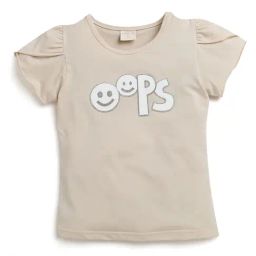 Tiny Girl Fawn Knittend Cotton Designed Top-picture-17