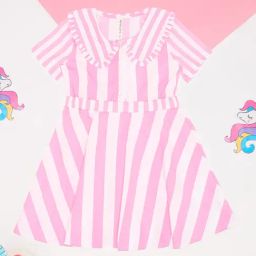 Pantaloons Junior Girls Pink Dress-image-37