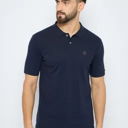 AXMANN Men Solid Polo Collar Cotton T-shirt-picture-24