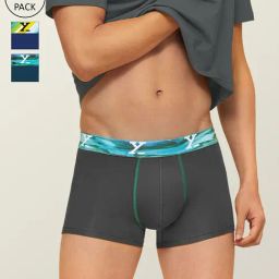XYXX Multicolor Micro Modal Trunks - Pack of 3-picture-37