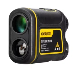 Deli Laser Distance Measure Black & Yellow ±1-2 mm 1 Km Measurement Range, DL338010-22