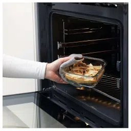 Femora Borosilicate Glass Square Container with Air Vent Lid (300 ml, 500 ml & 800 ml) - Set of 3 image 4
