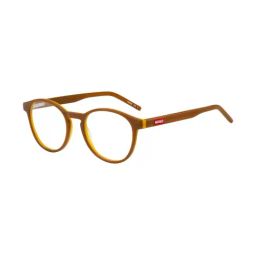 HUGO Brown Oval Eye Frames for Men-image-58