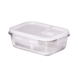 Femora Transparent Borosilicate Glass Containers with Lid (1000 ml) - Set of 2 image 4