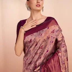 Shreyansh creation Woven Design Zari Pure Silk Banarasi Saree-picture-50