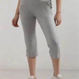 ELLEVEN Grey Plain Culottes-image-75