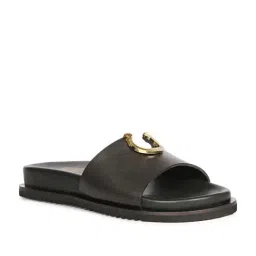 ViviBlu Women's Black Slide Sandals-picture-29