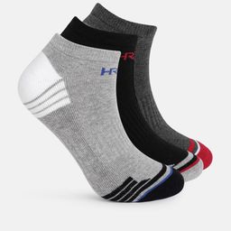HRX by Hrithik Roshan Men Pack of 3 Patterened Ankle Length Socks-56