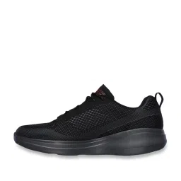 Skechers Men's GO RUN FAST Black Running Shoes image 3