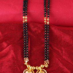 DIVASTRI One Gram Gold-Plated Beaded Mangalsutra-58