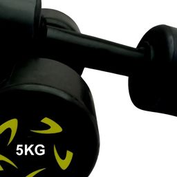 HackerX Set Of 2 Fixed Weight Dumbbell 10Kg Each-8
